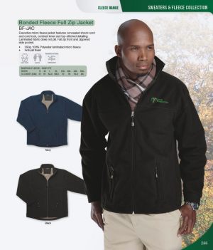 Bonded Fleece Full Zip Jacket